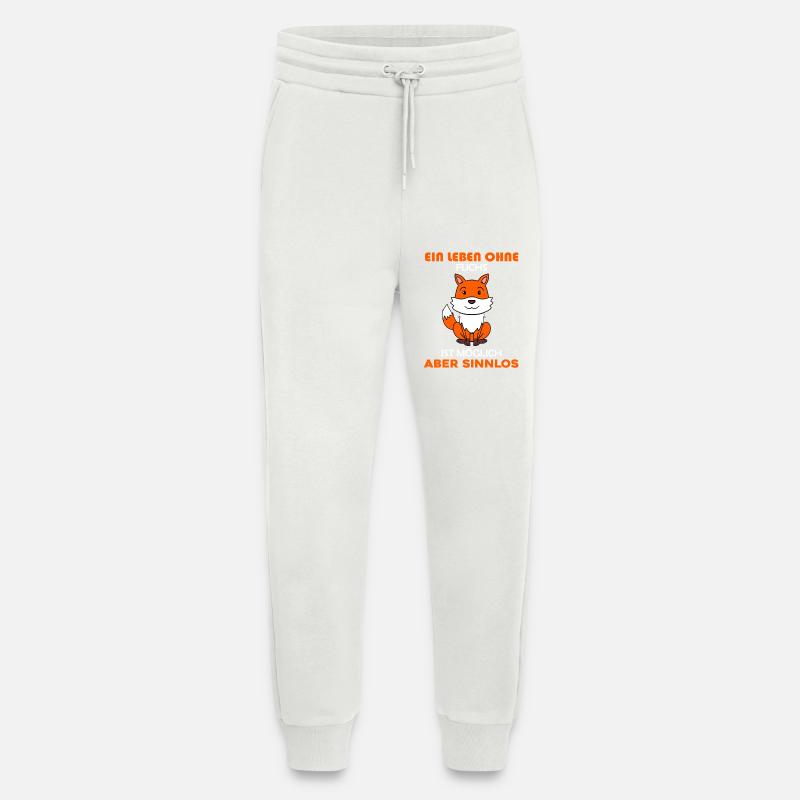 Wald Wildtier Fuchs Geschenk - Jogginghose - made by SPREAD - OFF WHITE