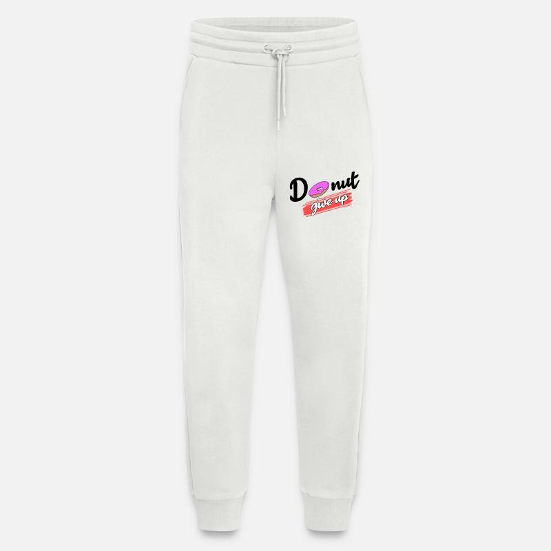 Cool Süßigkeiten Statement Donut Nachspeise - Jogginghose - made by SPREAD - OFF WHITE