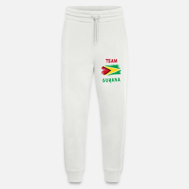 Team Guyana Flaggen Design - Jogginghose - made by SPREAD - OFF WHITE