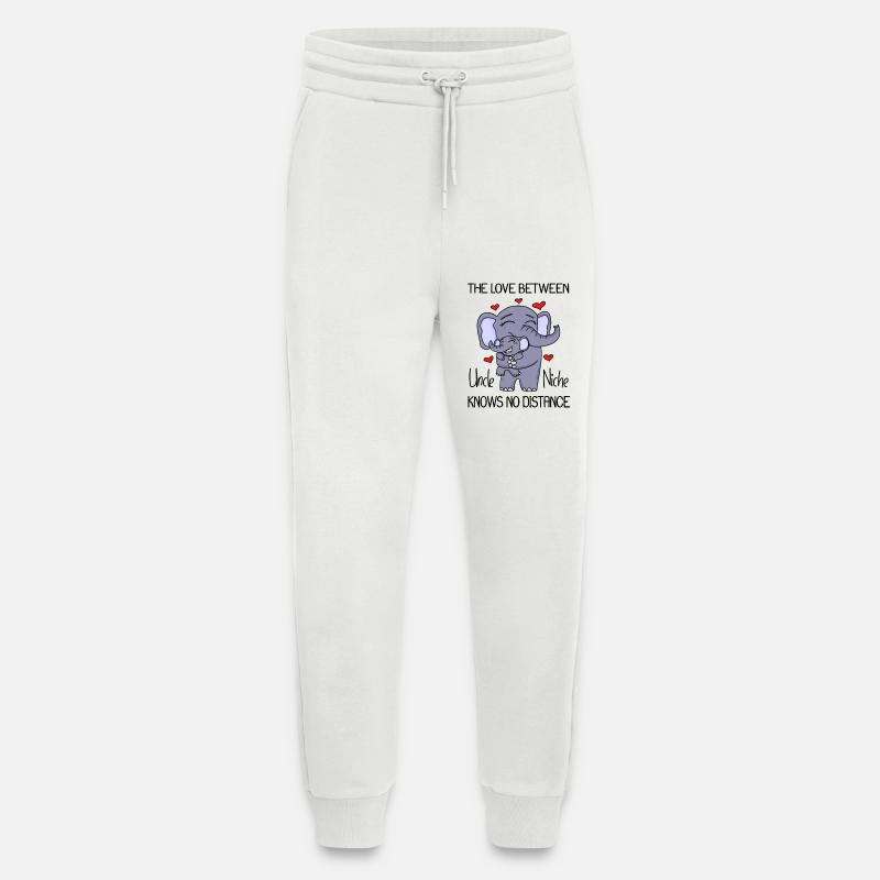 Love between uncle and niece - Jogging Pants - made by SPREAD - OFF WHITE