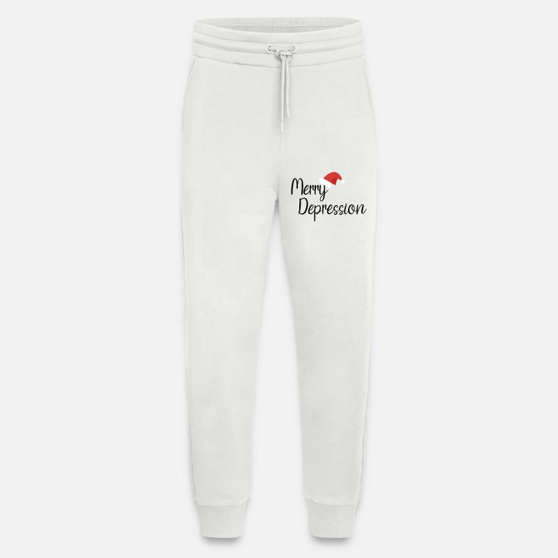 Merry Depression - Jogging Pants - made by SPREAD  - OFF WHITE