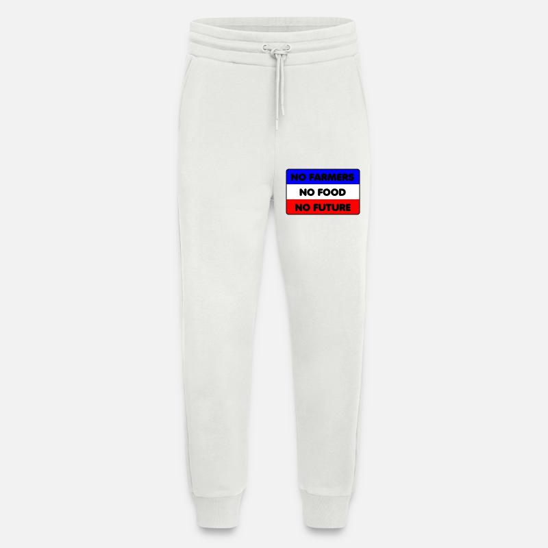No farmers no food no future - Jogging Pants - made by SPREAD  - OFF WHITE
