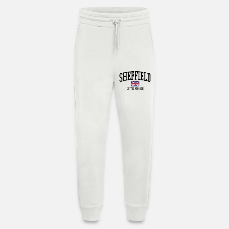 Sheffield UK Distressed Flag - Jogginghose - made by SPREAD - OFF WHITE