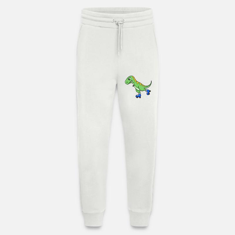Dinosaurier Skating - Jogginghose - made by SPREAD - OFF WHITE