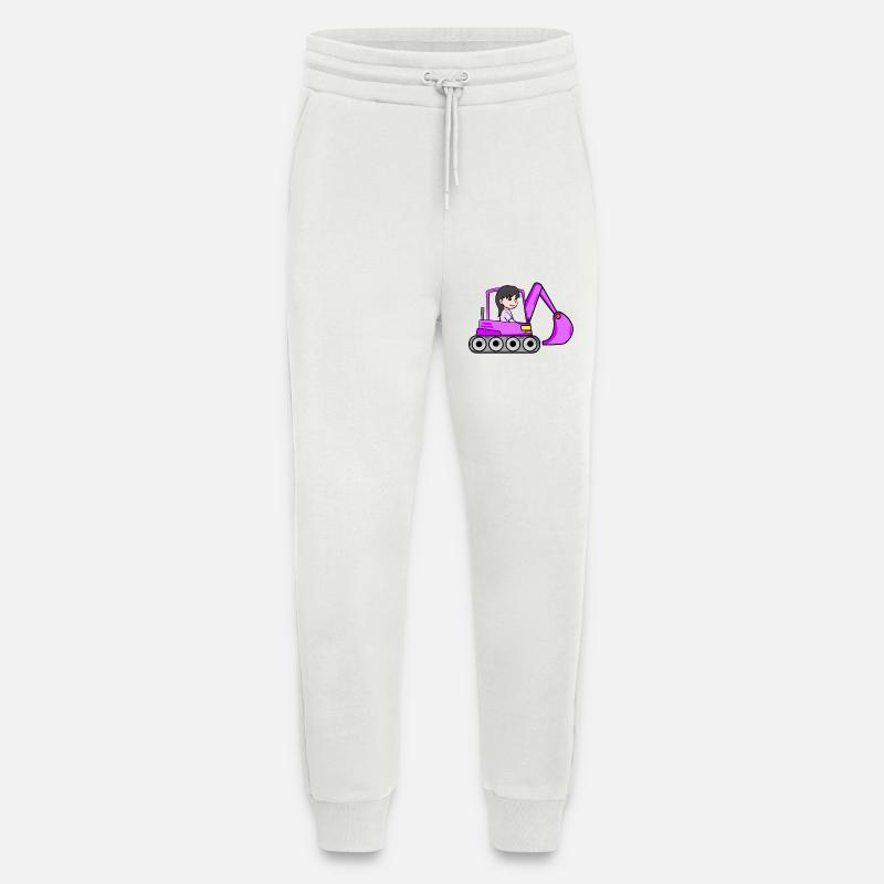 Rosa Bagger Mädchen - Jogginghose - made by SPREAD - OFF WHITE