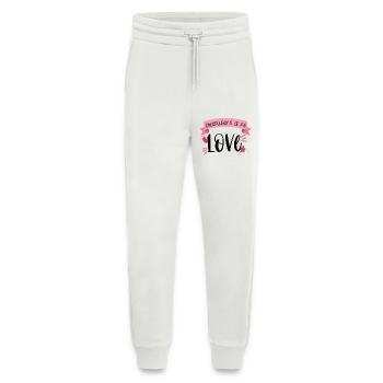 Cheerleading Cheerleader Cadeau d’amour - Pantalon de jogging bio décontracté fabriqué en UE - OFF WHITE - Devant
