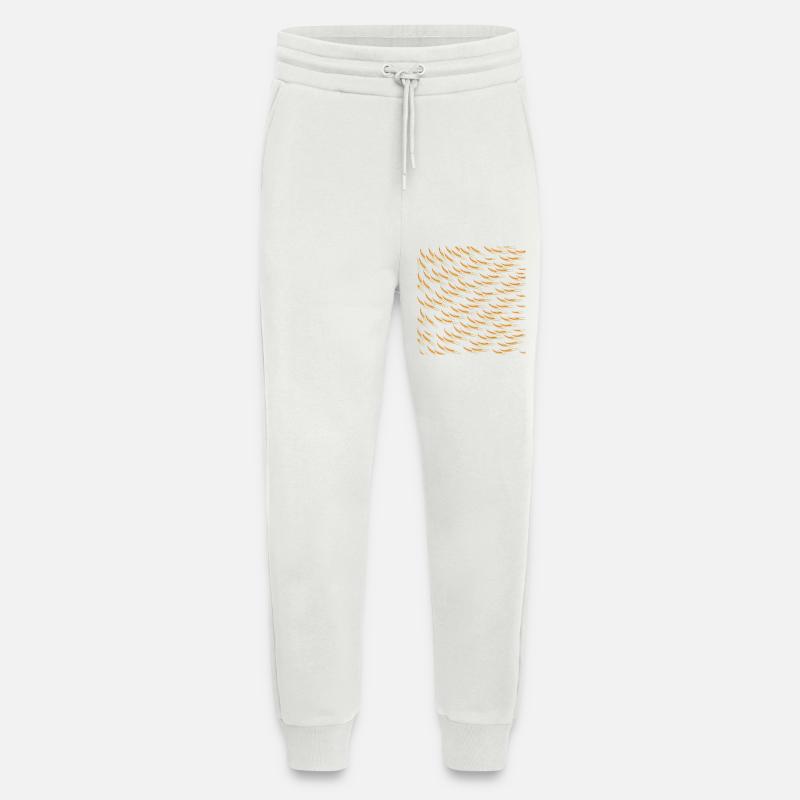 pflanzenmuster sommerlich, gerstenmuster - Jogginghose - made by SPREAD - OFF WHITE