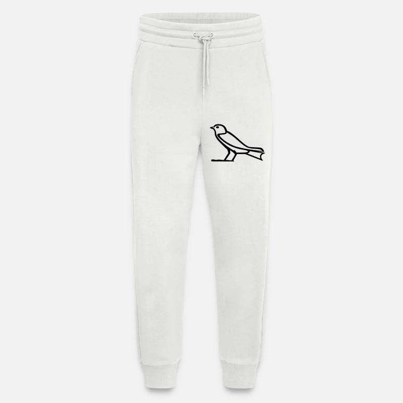 Vogel-Hieroglyphe - Jogginghose - made by SPREAD - OFF WHITE