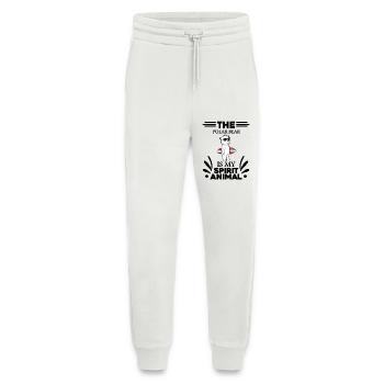 Ours polaire Ours polaire Ours polaire - Pantalon de jogging bio décontracté fabriqué en UE - OFF WHITE - Devant