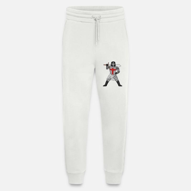 Templar Sword Cross - Jogging Pants - made by SPREAD - OFF WHITE