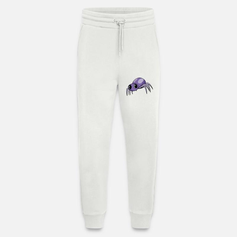 Bébé araignée - Pantalon de jogging bio décontracté fabriqué en UE - OFF WHITE