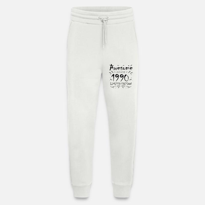 1990 - Born 1990 - Jogging Pants - made by SPREAD - OFF WHITE