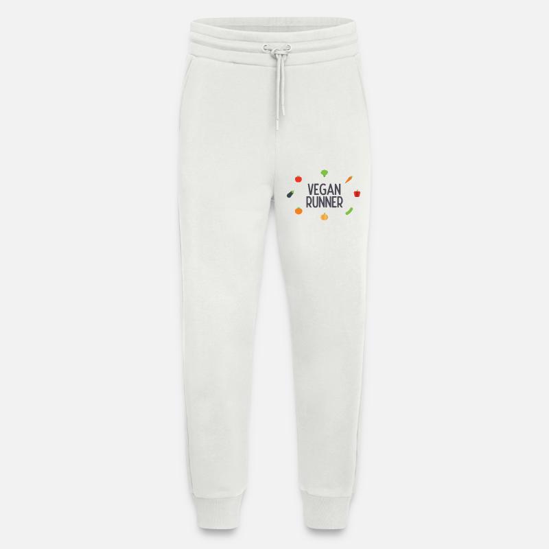 Veganer Läufer - Jogginghose - made by SPREAD - OFF WHITE