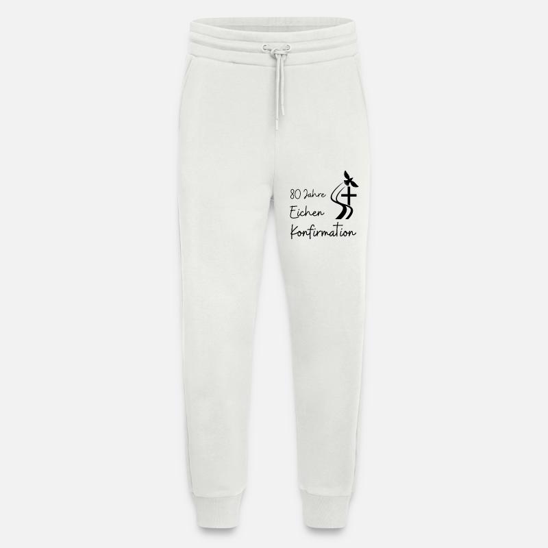 Eichen Konfirmation 80 Jahre Jubelkonfirmation - Jogginghose - made by SPREAD - OFF WHITE