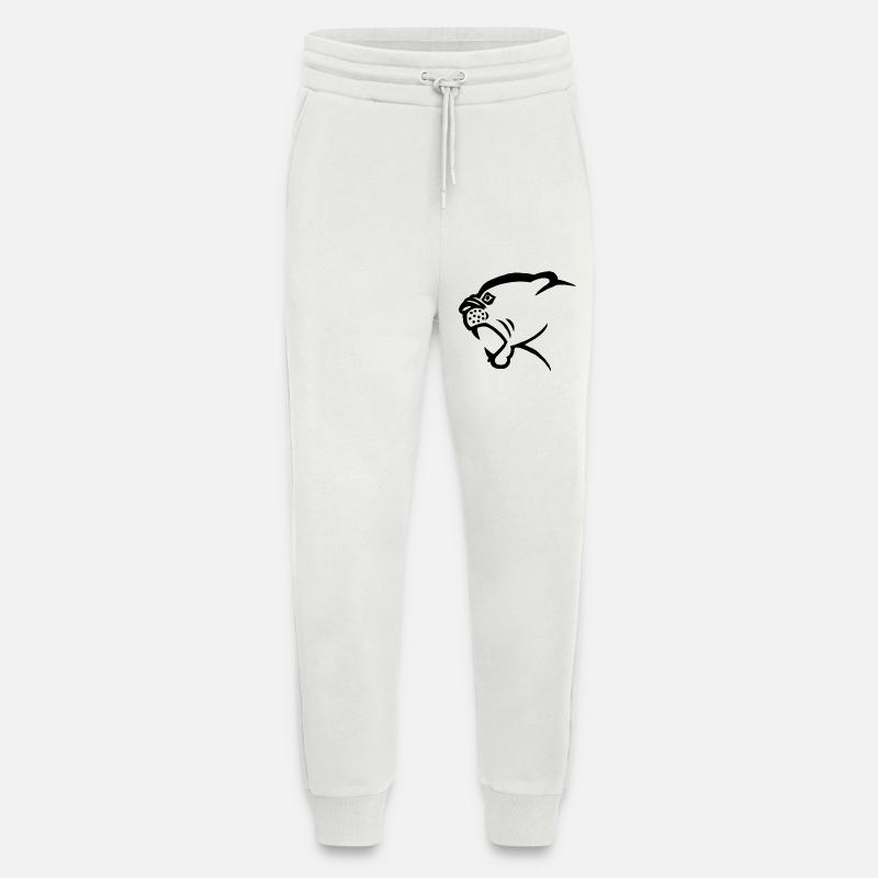 Schwarzer Pantherkopf - Jogginghose - made by SPREAD - OFF WHITE