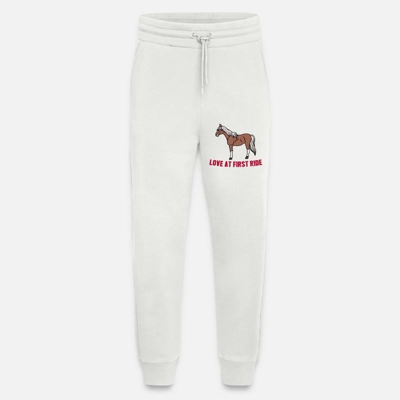 Cool Pferde Statement Islandpferde Pferdeliebe - Jogginghose - made by SPREAD - OFF WHITE