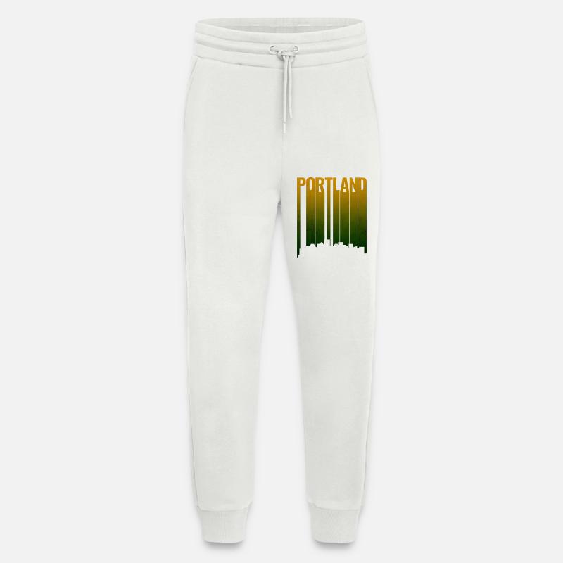Portland Skyline Gradient - Jogginghose - made by SPREAD - OFF WHITE