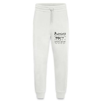 1957 - Jahrgang 1957 - Fantastisch seit 1957 - Jogginghose - made by SPREAD - OFF WHITE - Vorne