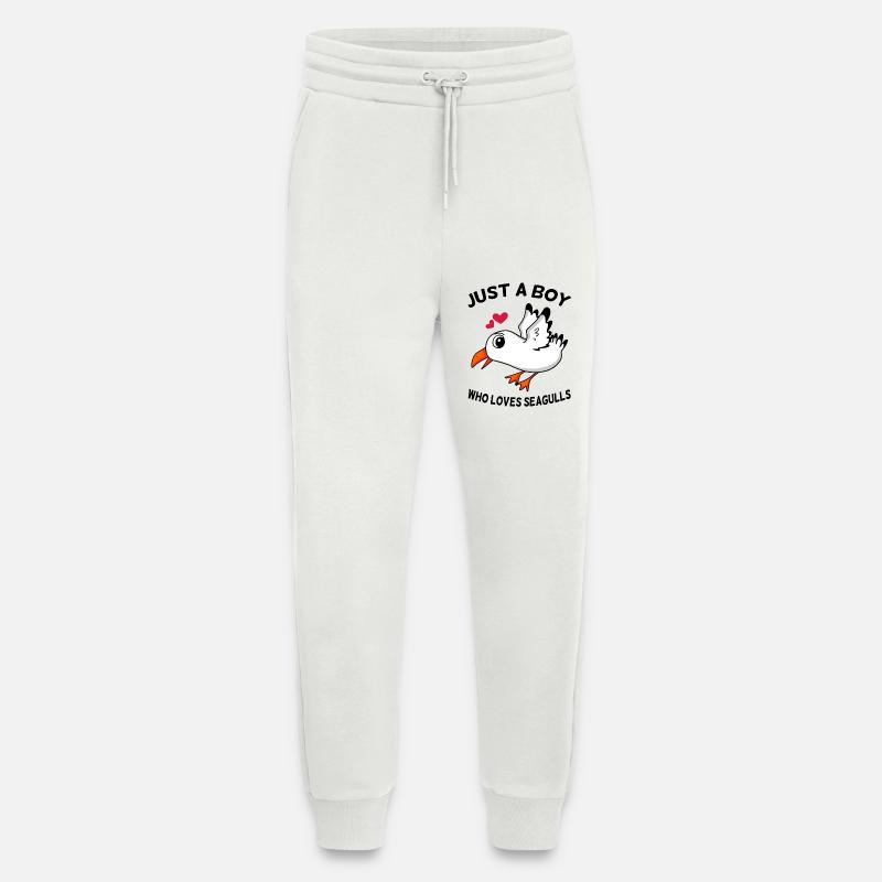Möwe Spruch - Jogginghose - made by SPREAD - OFF WHITE