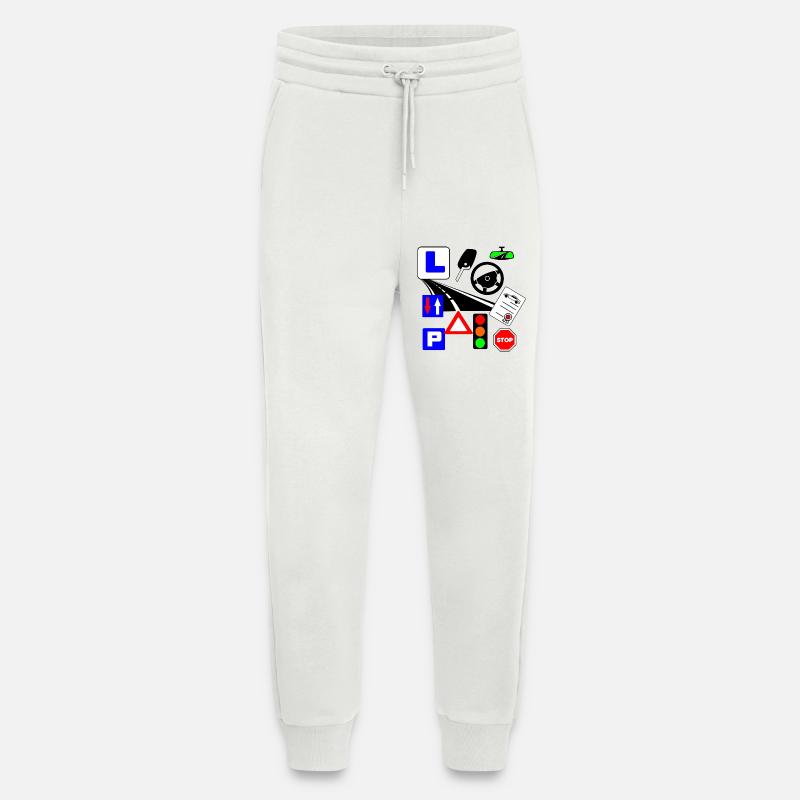 Verkehrsunterricht - Jogginghose - made by SPREAD - OFF WHITE
