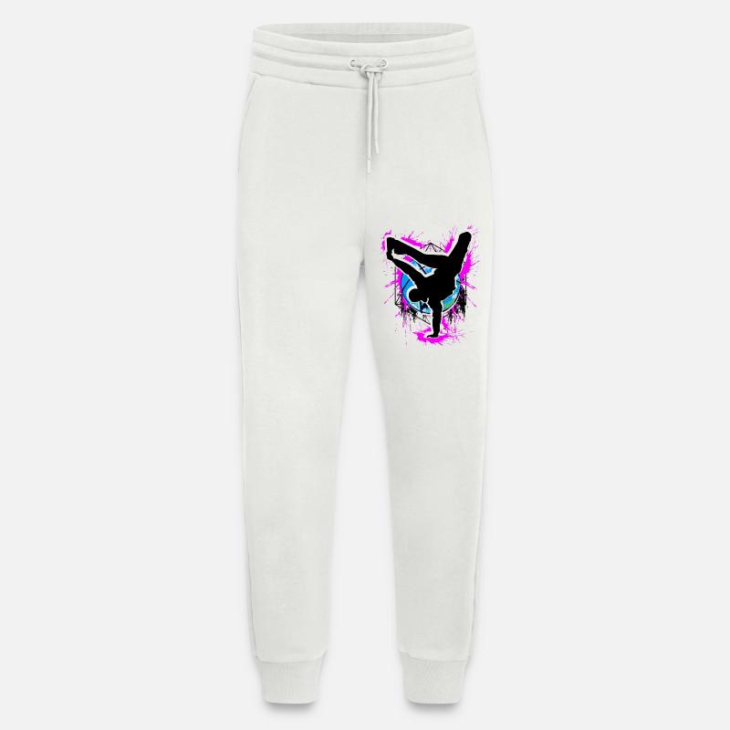 Breakdance - Breakdancer - Breakdancing - BBoy - Jogging Pants - made by SPREAD  - OFF WHITE