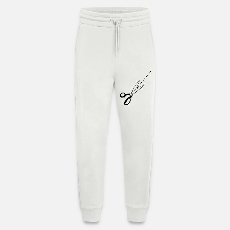 Schnitt-Logo-Schneider - Jogginghose - made by SPREAD - OFF WHITE
