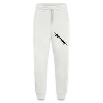 Barbed wire coupling piece - Jogging Pants - made by SPREAD  - OFF WHITE - Front