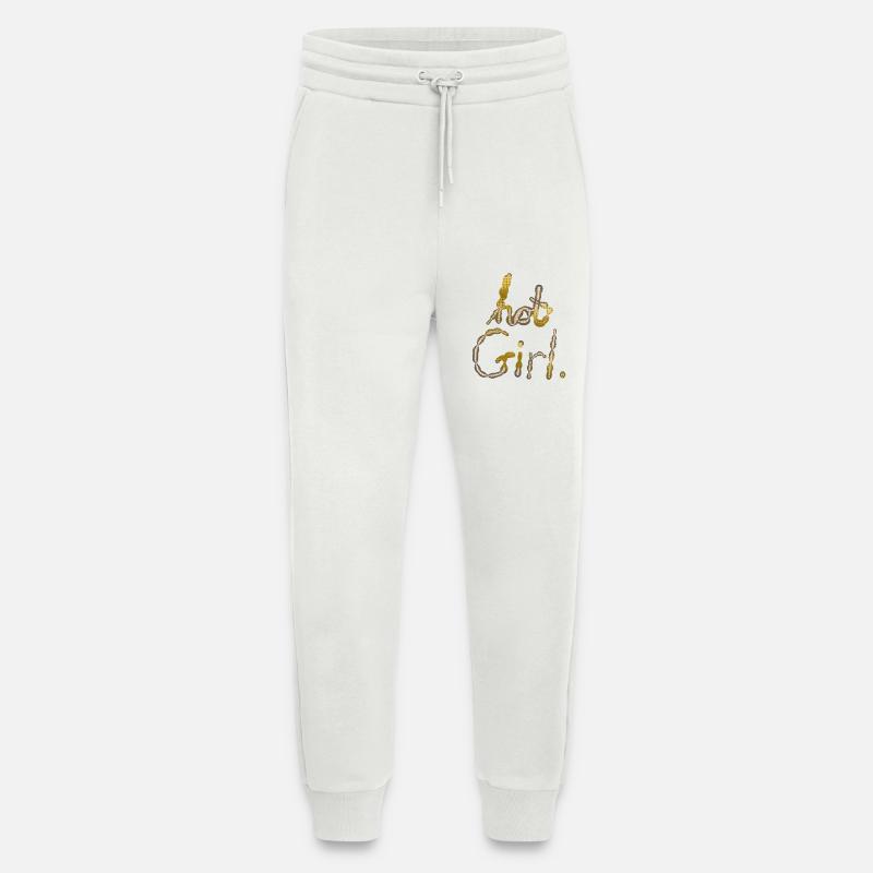 HEISSES MÄDCHEN - Jogginghose - made by SPREAD - OFF WHITE