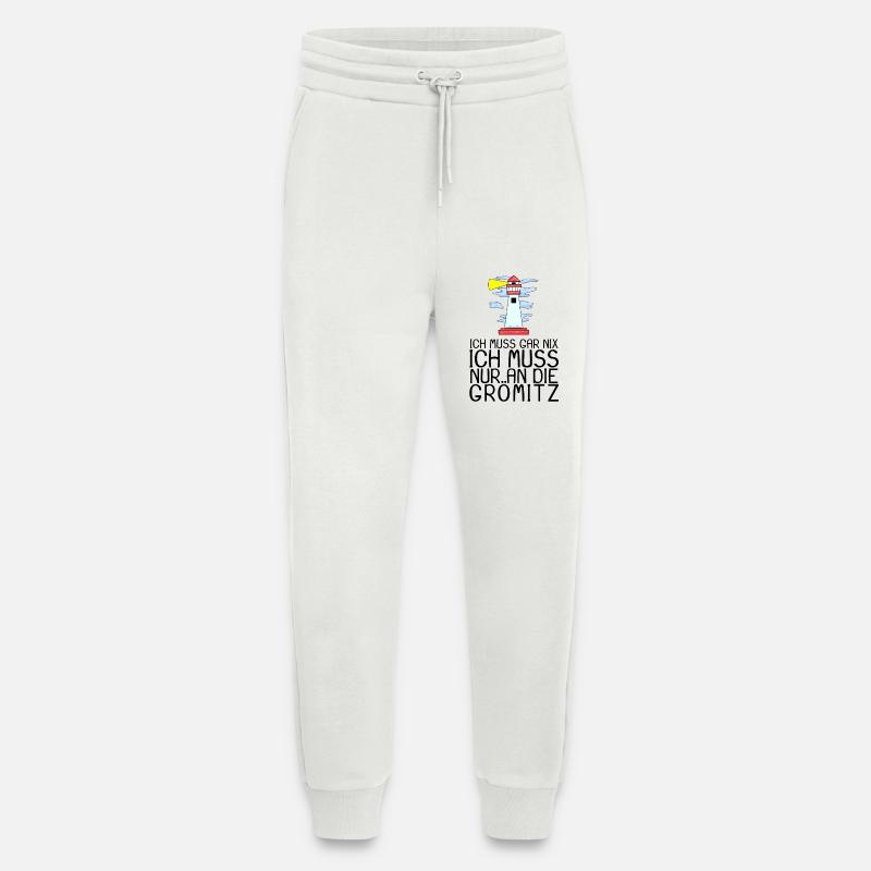 Grömitz Spruch Sprüche - Jogginghose - made by SPREAD - OFF WHITE
