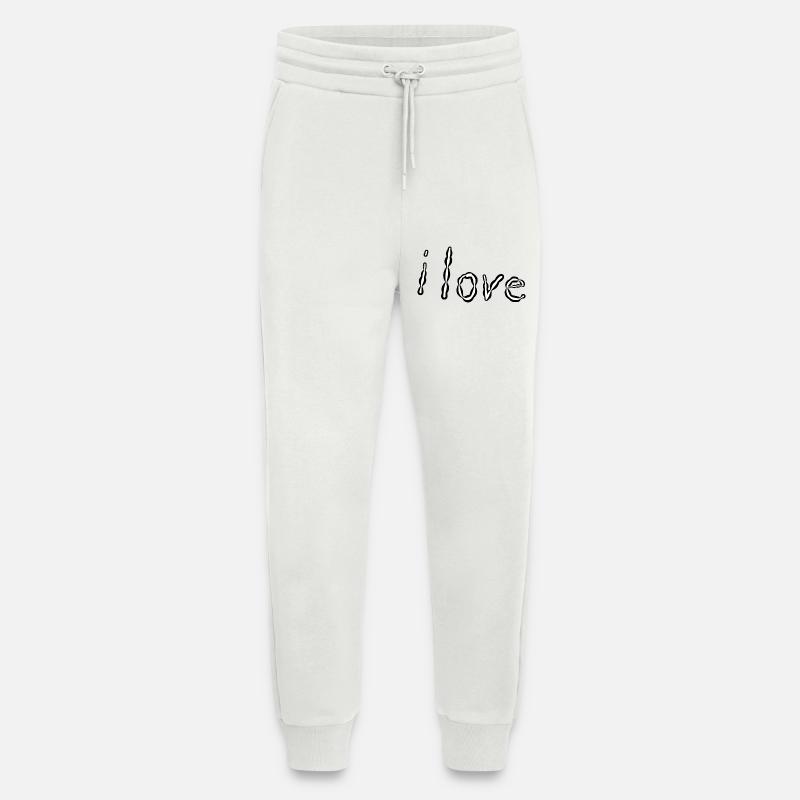 J’aime - Pantalon de jogging bio décontracté fabriqué en UE - OFF WHITE