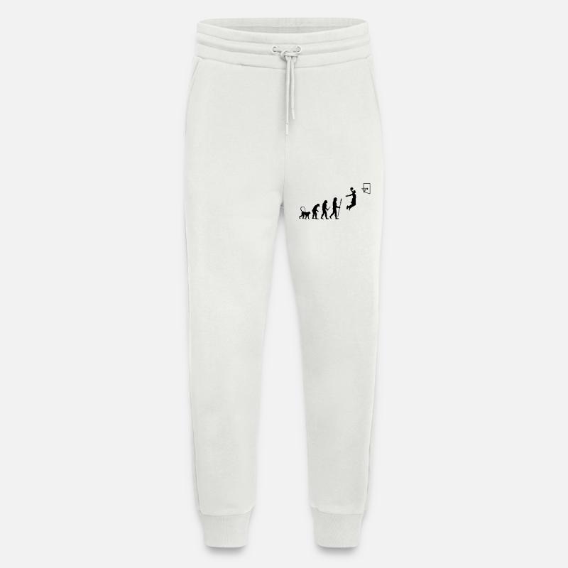 Basketball Evolution - Jogginghose - made by SPREAD - OFF WHITE