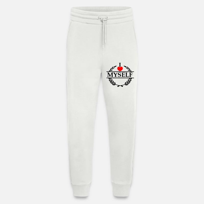 Ich liebe mich selbst - Jogginghose - made by SPREAD - OFF WHITE