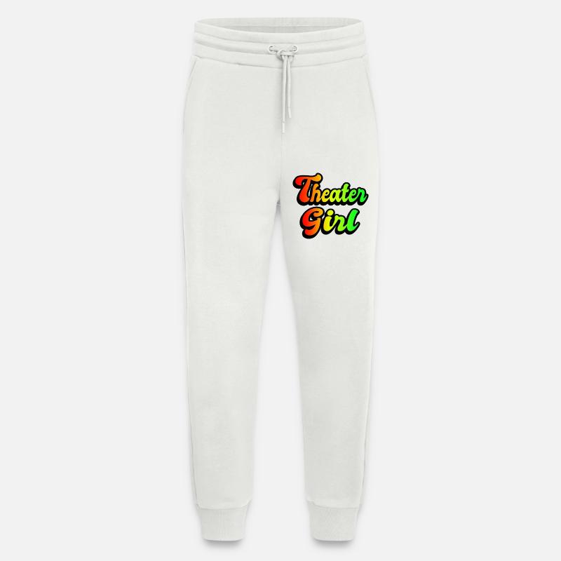 Theater Mädchen Regenbogen - Jogginghose - made by SPREAD - OFF WHITE