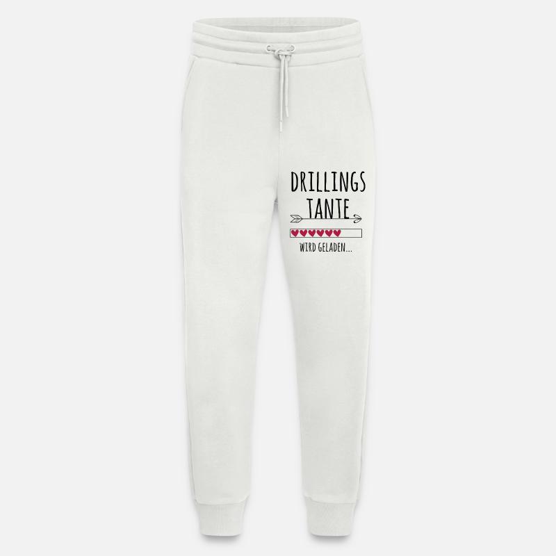 werdende Drillingstante Schwangerschaft Drillinge - Jogginghose - made by SPREAD - OFF WHITE