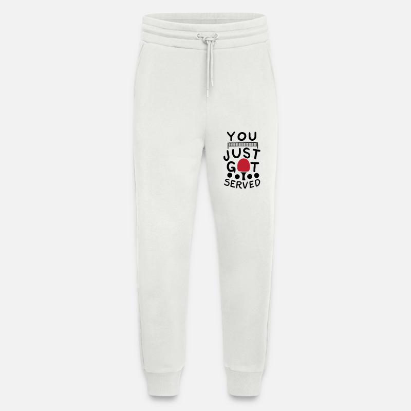 Ping Pong Spruch - Jogginghose - made by SPREAD - OFF WHITE