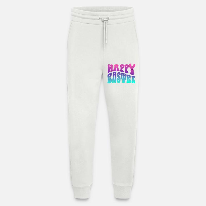 Happy Easter lettering - Jogging Pants - made by SPREAD - OFF WHITE