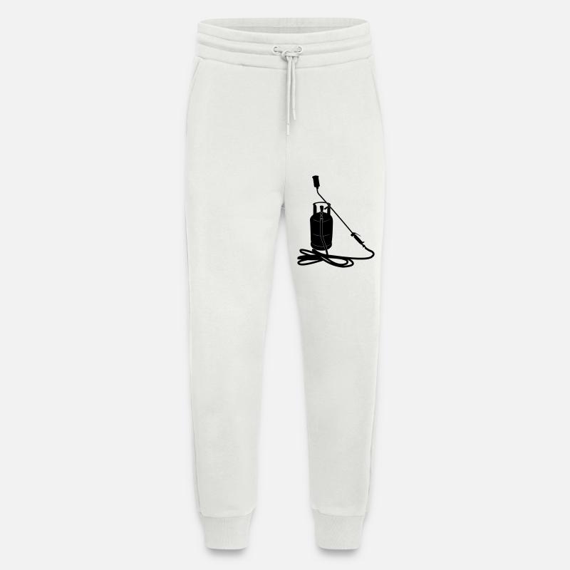 Gas burner shadow image - Jogging Pants - made by SPREAD  - OFF WHITE