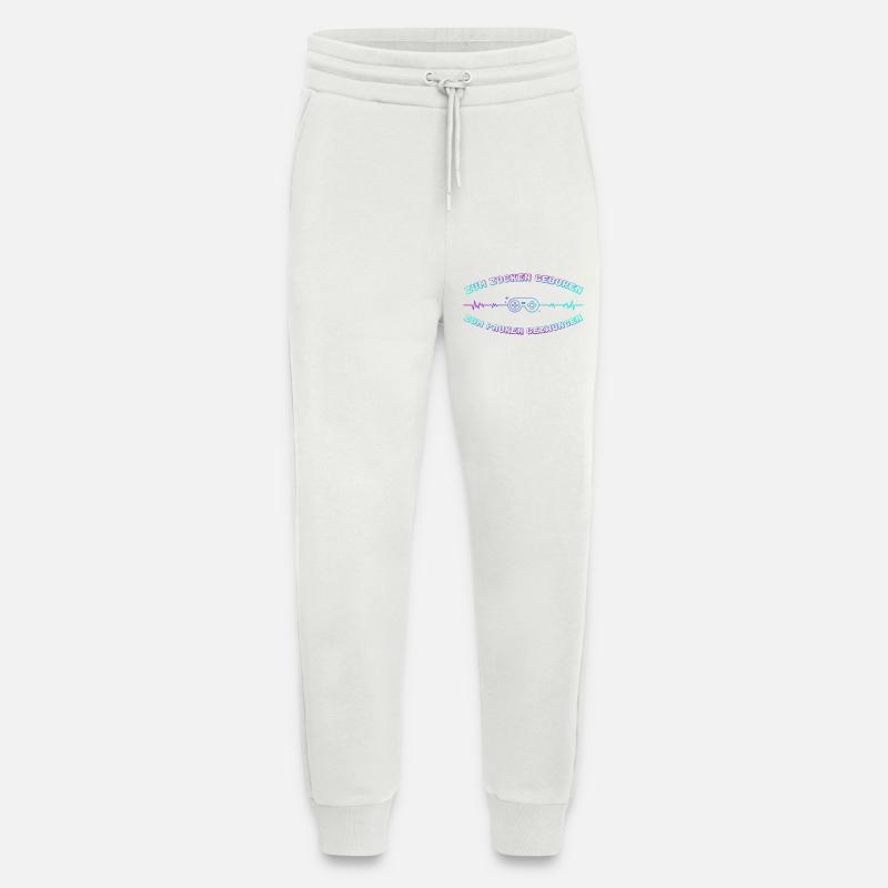 Zocken Geboren Neon Controller - Jogginghose - made by SPREAD - OFF WHITE