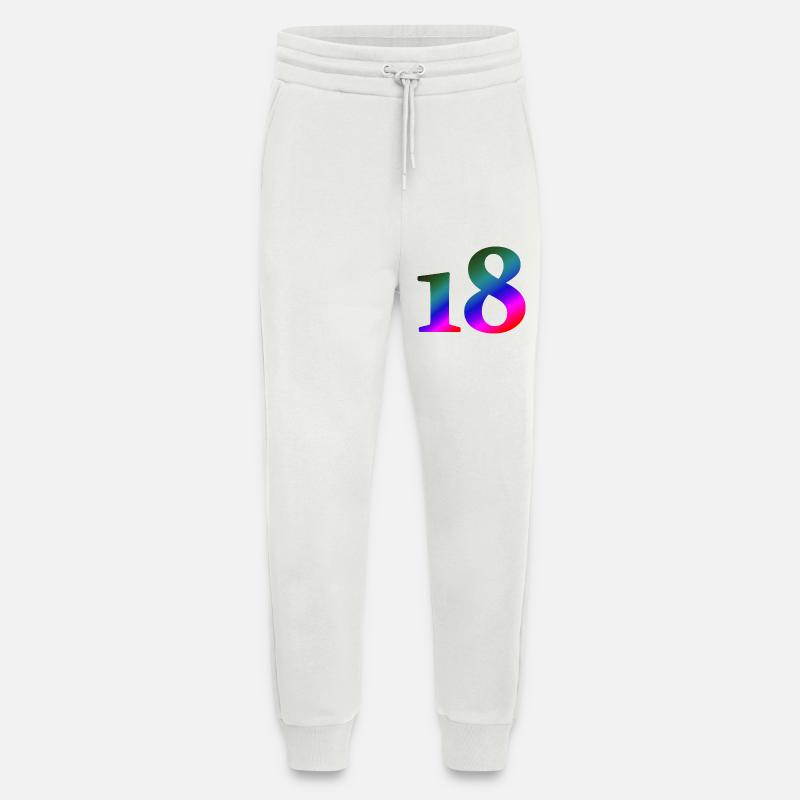 18, bunter farbverlauf, schenken - Jogginghose - made by SPREAD - OFF WHITE
