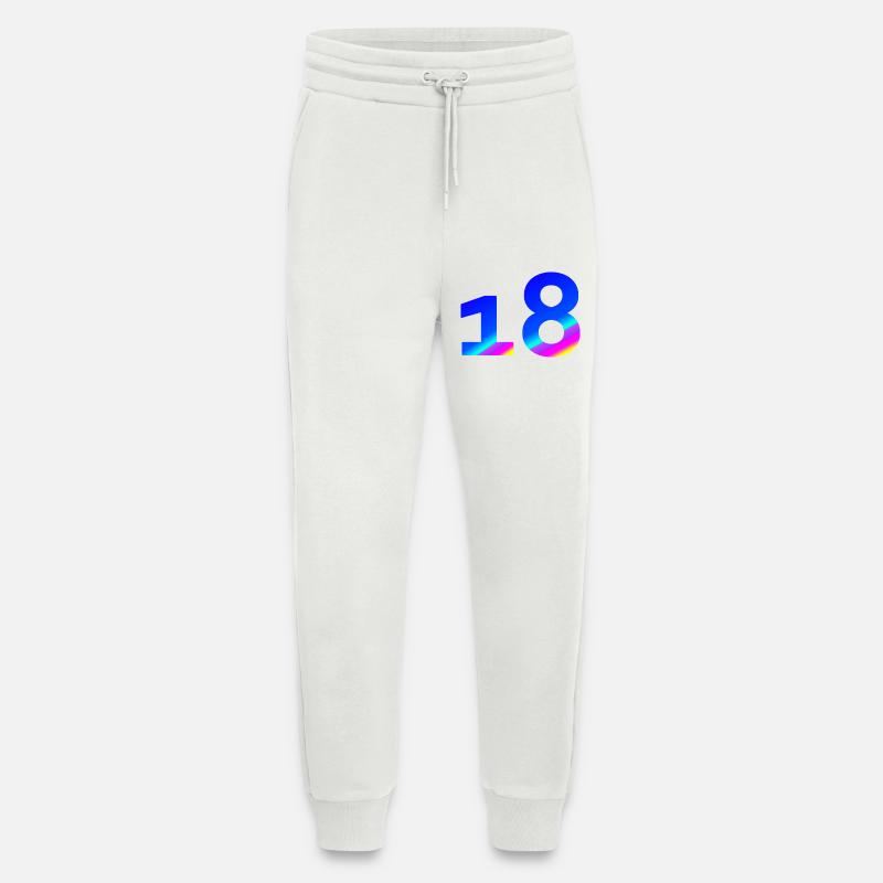 verschenken, 18 blauton mit Farbverlauf - Jogginghose - made by SPREAD - OFF WHITE