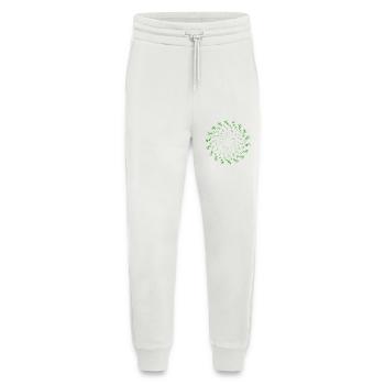 gepunktete Form gekreiselt Windrad grün - Jogginghose - made by SPREAD - OFF WHITE - Vorne