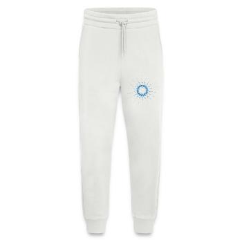 gepunktete Form gekreiselt Windrad blau - Jogginghose - made by SPREAD - OFF WHITE - Vorne
