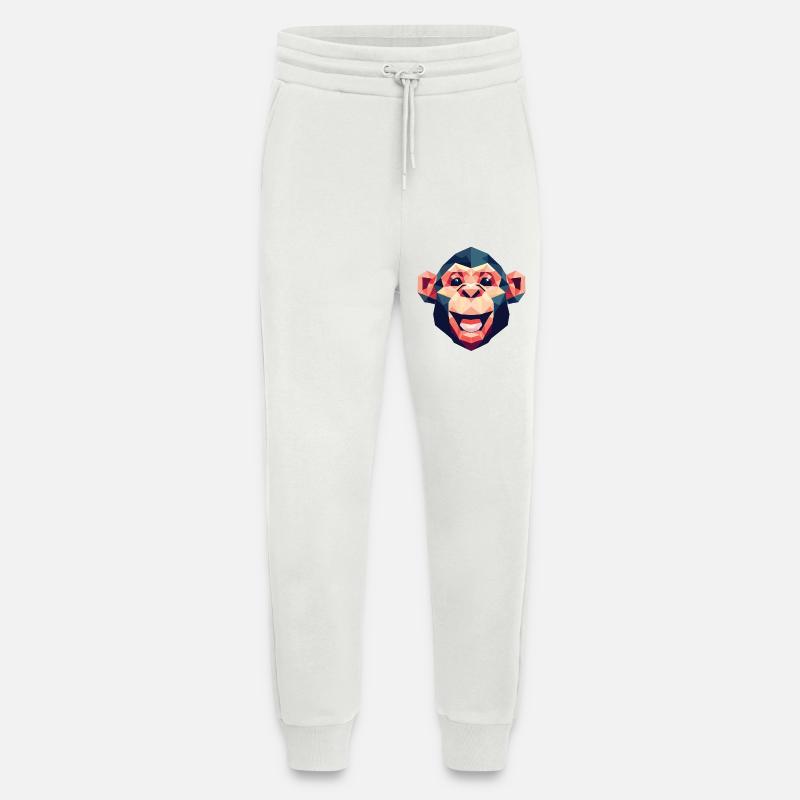 Polygon Monkey - Jogging Pants - made by SPREAD  - OFF WHITE