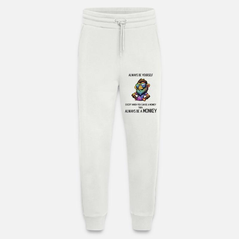 Sei immer ein Affe - Jogginghose - made by SPREAD - OFF WHITE