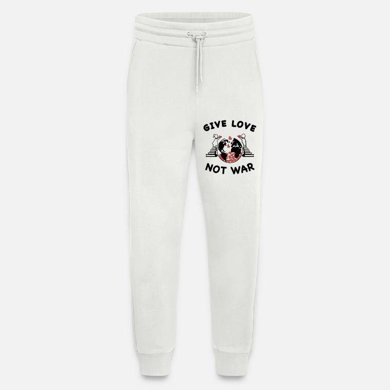 Frieden kein Krieg - Jogginghose - made by SPREAD - OFF WHITE