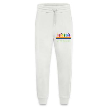 Stolz – Pride Regenbogen LGBTQ Design - Jogginghose - made by SPREAD - OFF WHITE - Vorne