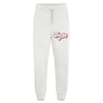 Trente 30e anniversaire pour les femmes de 30 ans - Pantalon de jogging bio décontracté fabriqué en UE - OFF WHITE - Devant