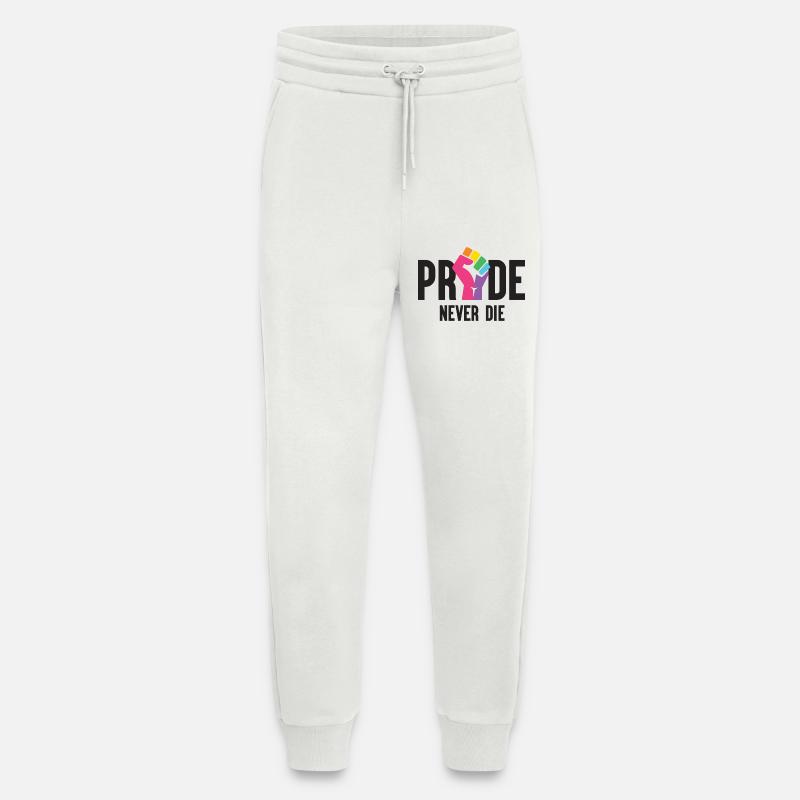 Pride Month LGBT - Pride Never Die - Jogging Pants - made by SPREAD  - OFF WHITE
