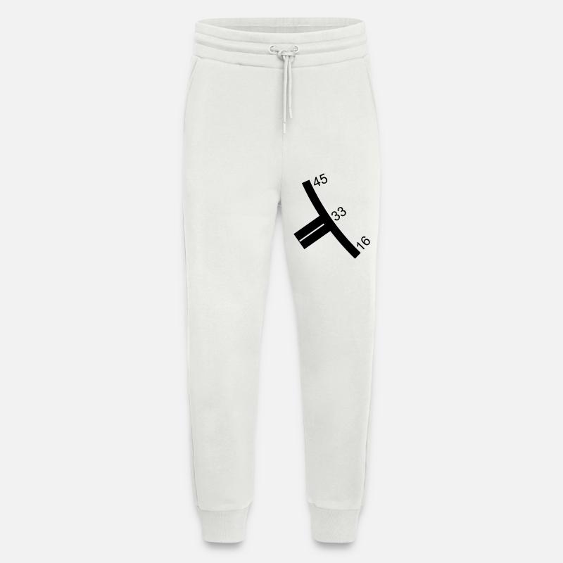 Turntable controller 45 33 16 - Jogging Pants - made by SPREAD  - OFF WHITE