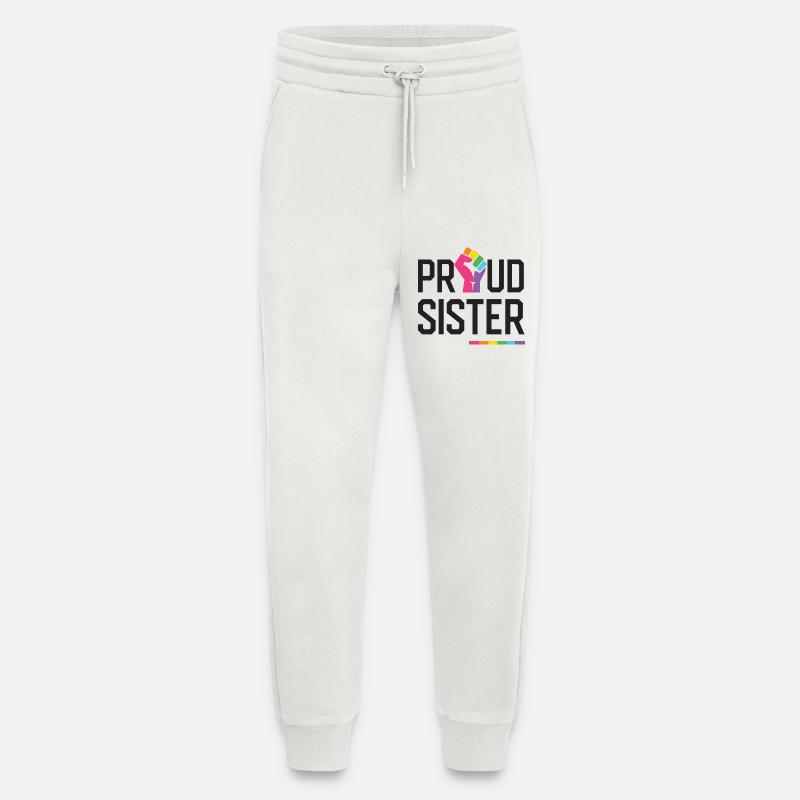 LGBT Pride Month - Stolze Schwester - Jogginghose - made by SPREAD - OFF WHITE